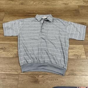 Vintage 90s Classics by Palmland Striped Polo Pocket Shirt